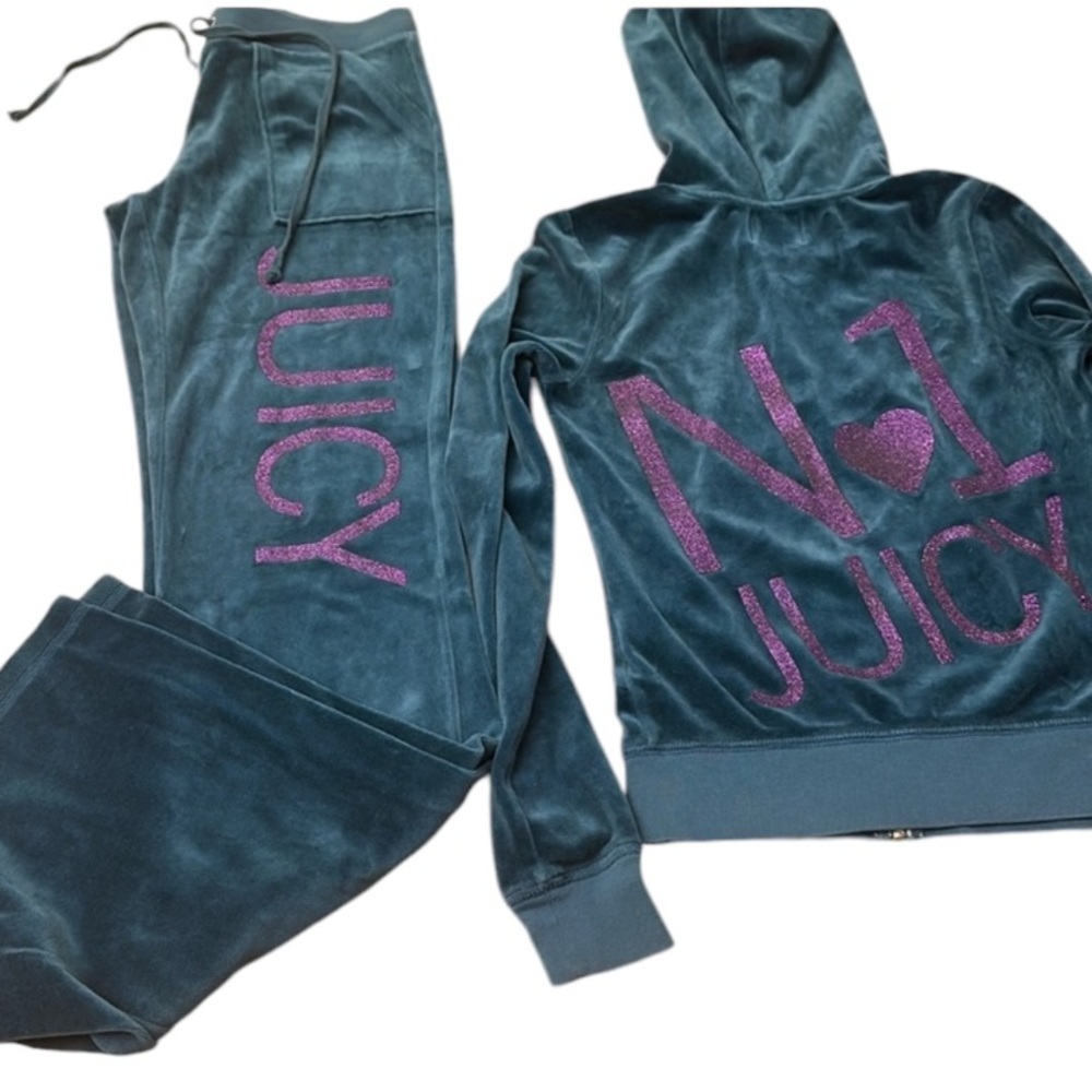 JUICY COUTURE vintage velvet tracksuit